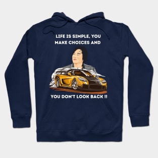 Han's rx7 fast and furious Hoodie